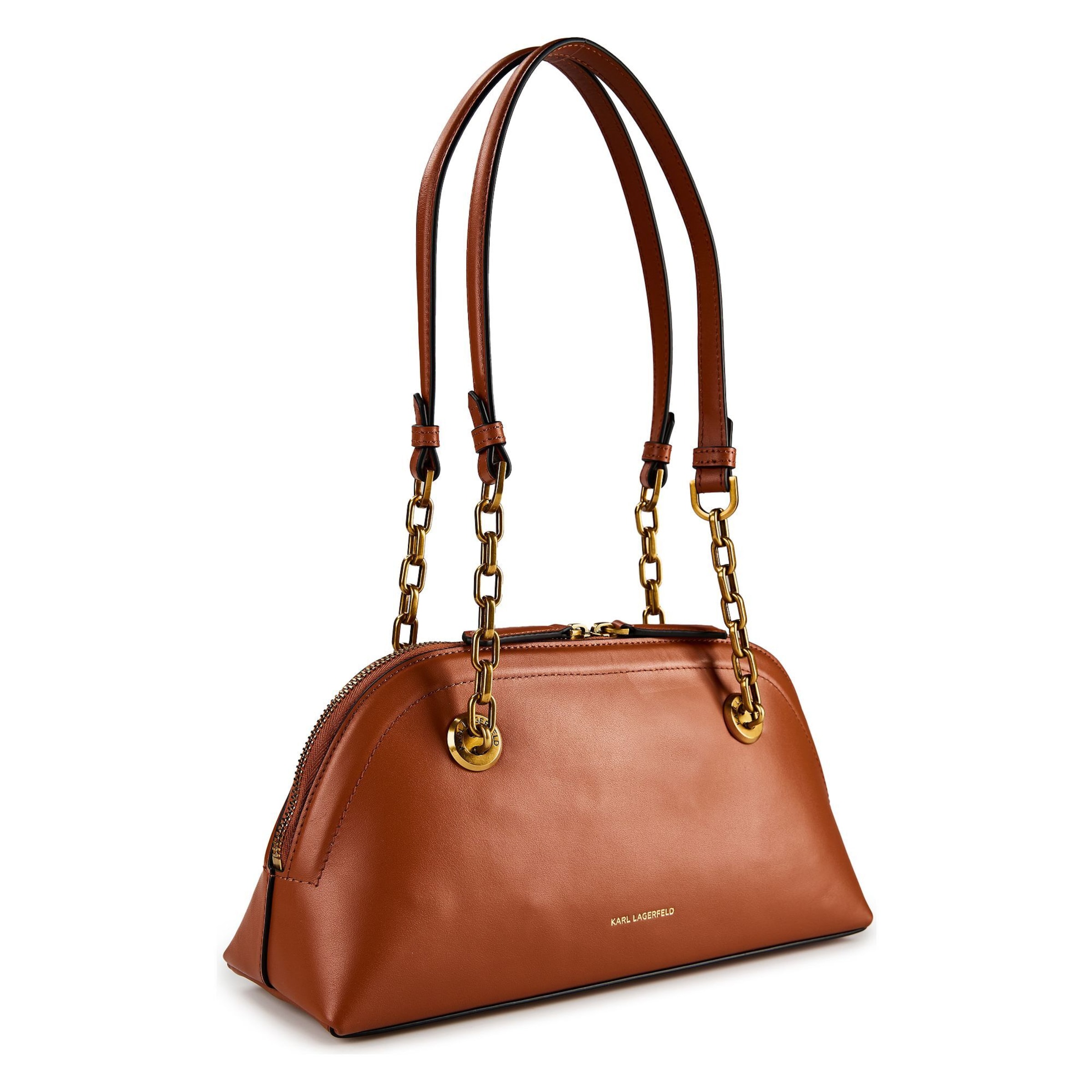 Karl Lagerfeld Schultertasche 'Autograph' in Braun