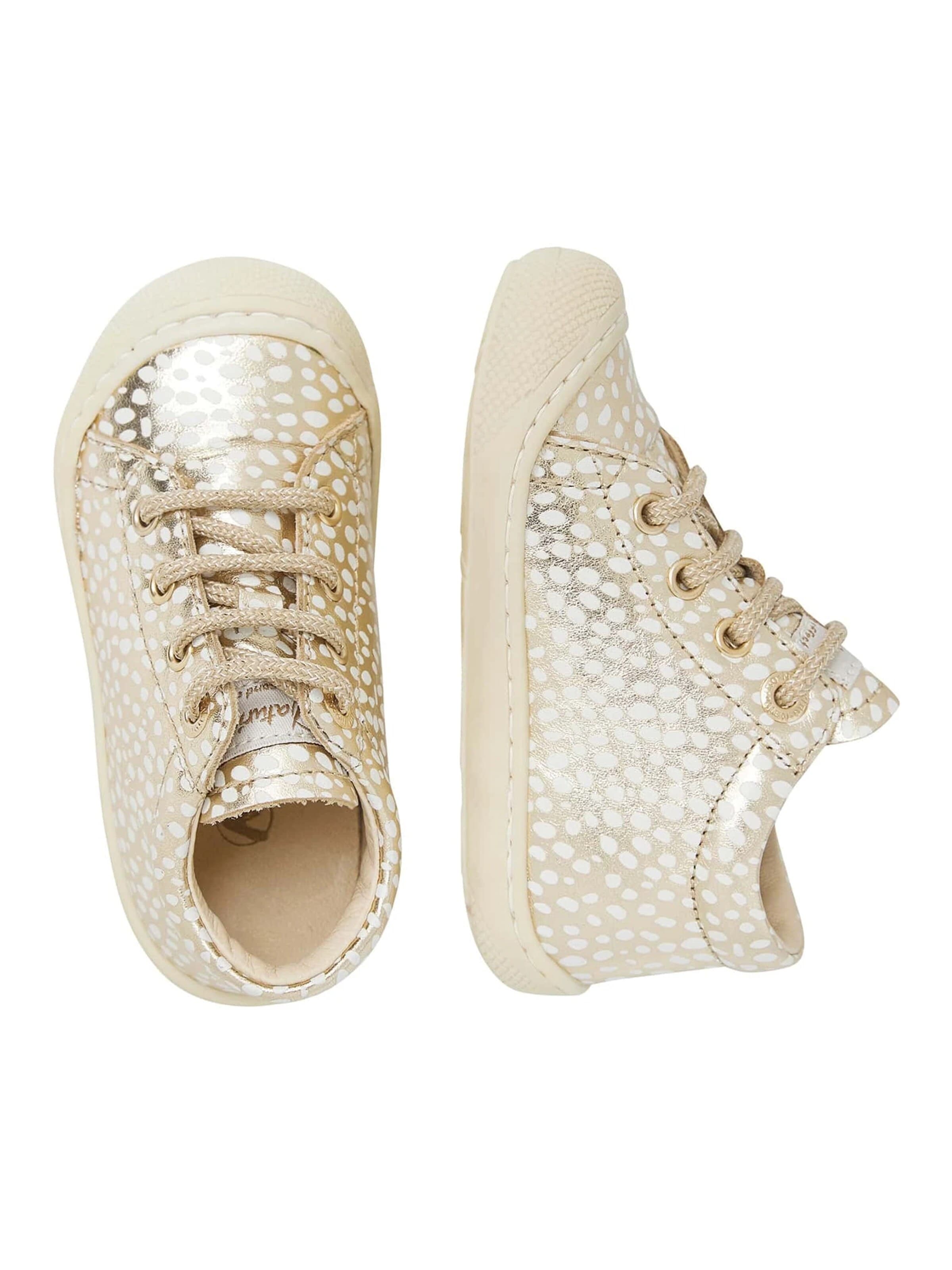NATURINO Low shoe 'COCOON' in Gold