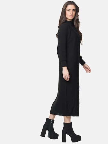 Robes en maille Elara en noir