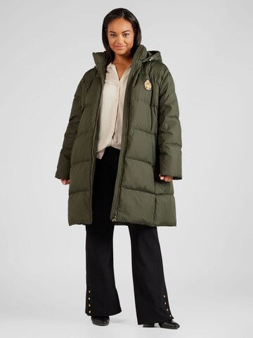 Lauren Ralph Lauren Plus Winter Coat in Green