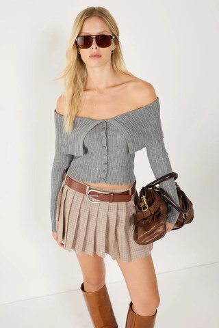 Cardigan No Matter What en gris : devant