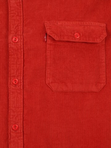 Levi's® Big & Tall Comfort fit Button Up Shirt 'Jackson Worker Shirt' in Red