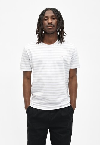 Cleptomanicx Shirt 'Ligull Stripe' in Grey: front