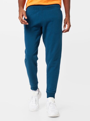 Superdry Tapered Trousers in Blue: front