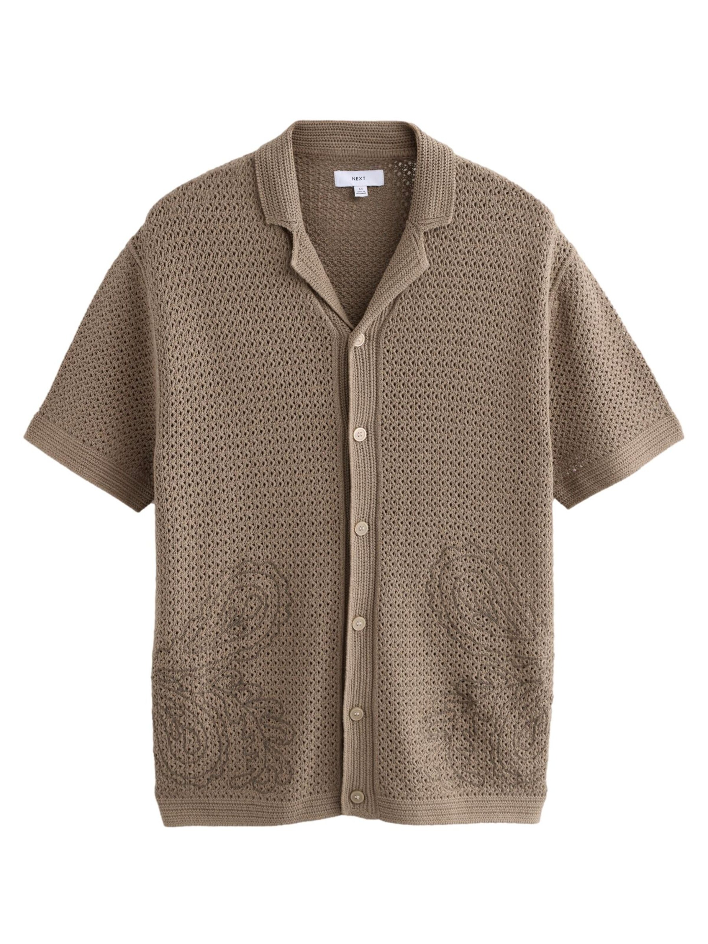 Next Strickjacke in Braun: Vorderseite