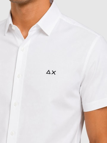 SUN68 Regular Fit Skjorte 'A36134' i hvid