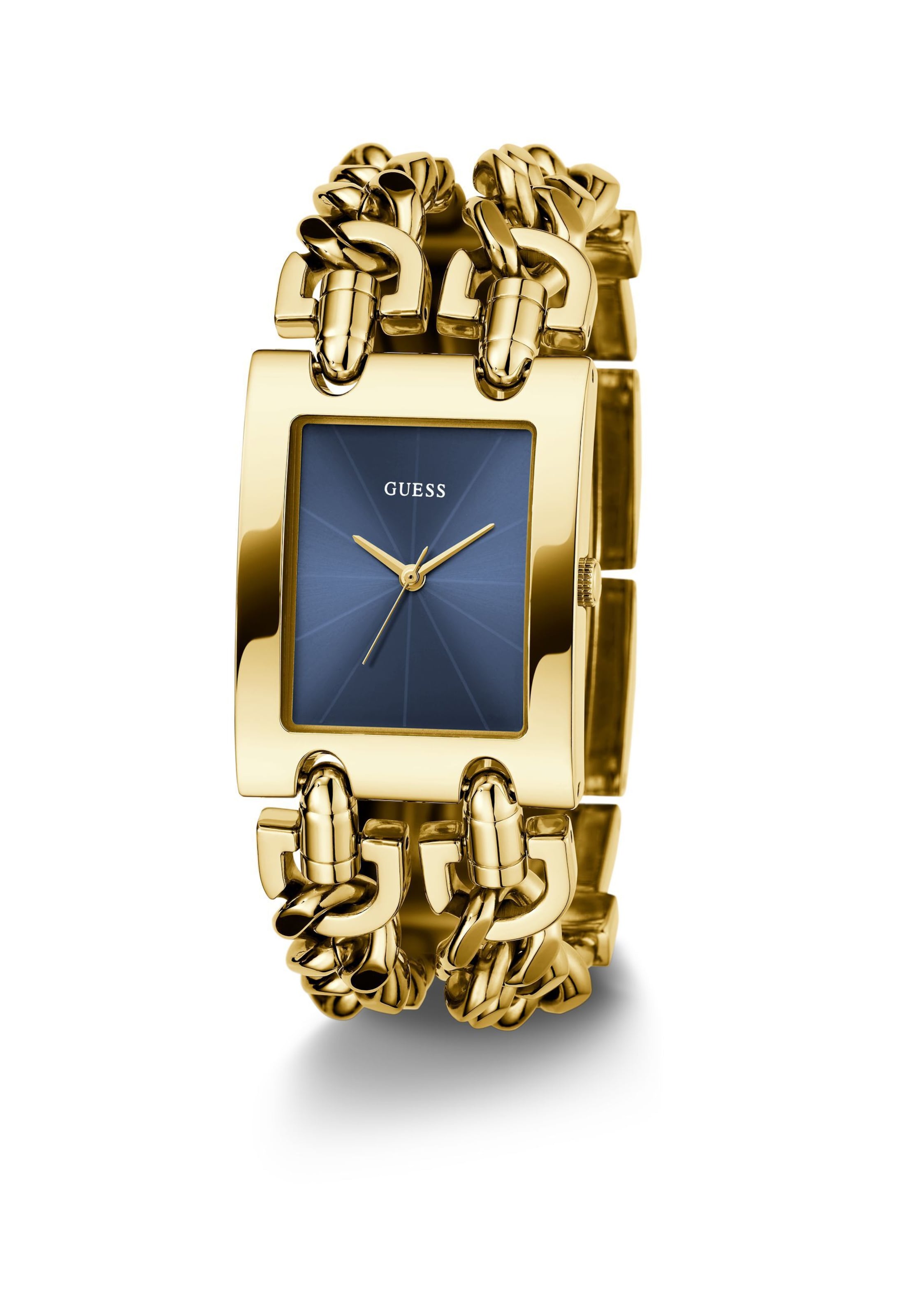 GUESS Analoguhr in Gold: Vorderseite