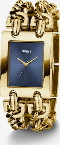 Montre à affichage analogique GUESS en or : devant