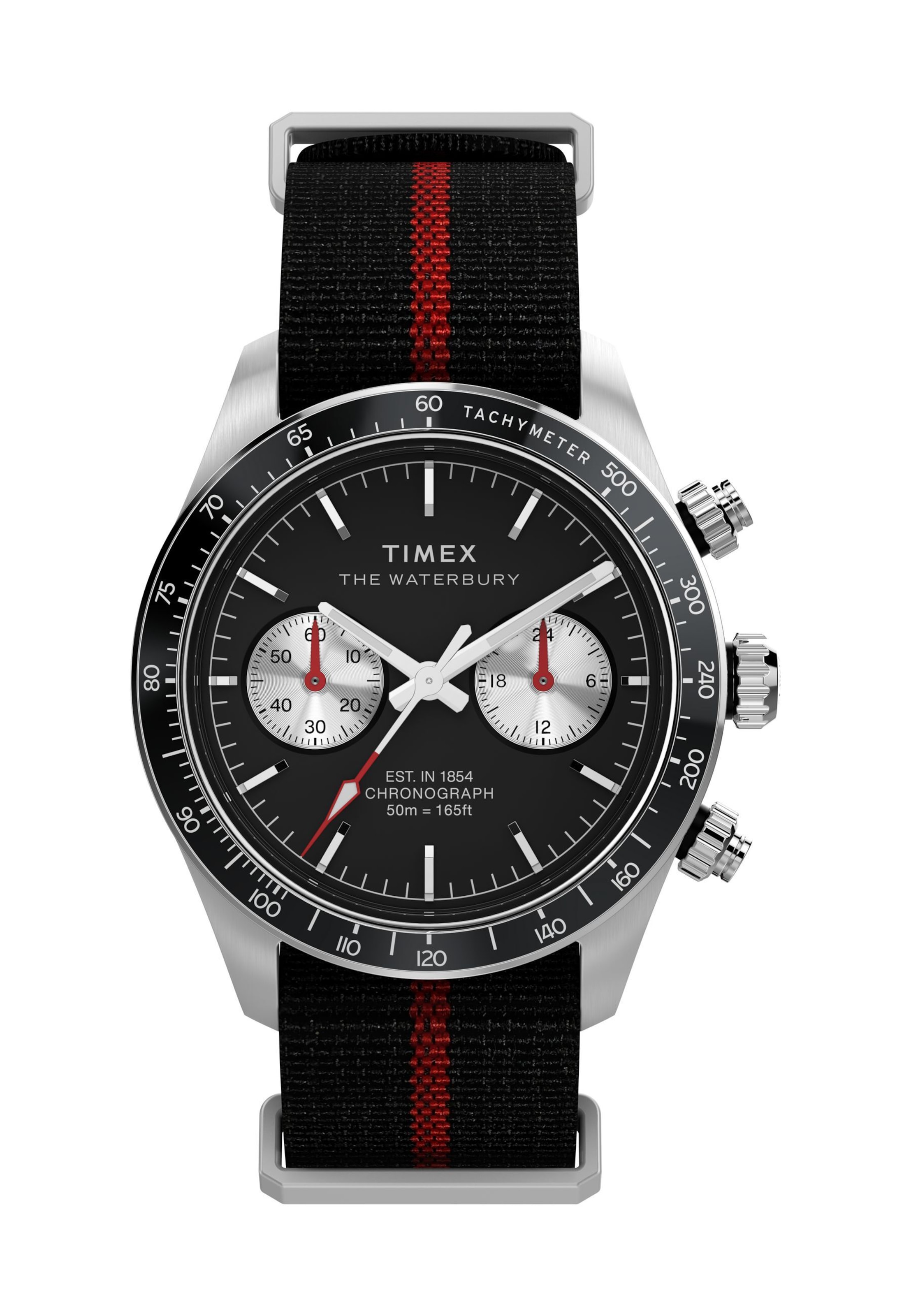 TIMEX Uhr 'Waterbury Heritage ' in Schwarz: Vorderseite