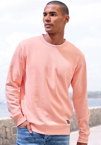 JOHN DEVIN Sweatshirt in Orange: front