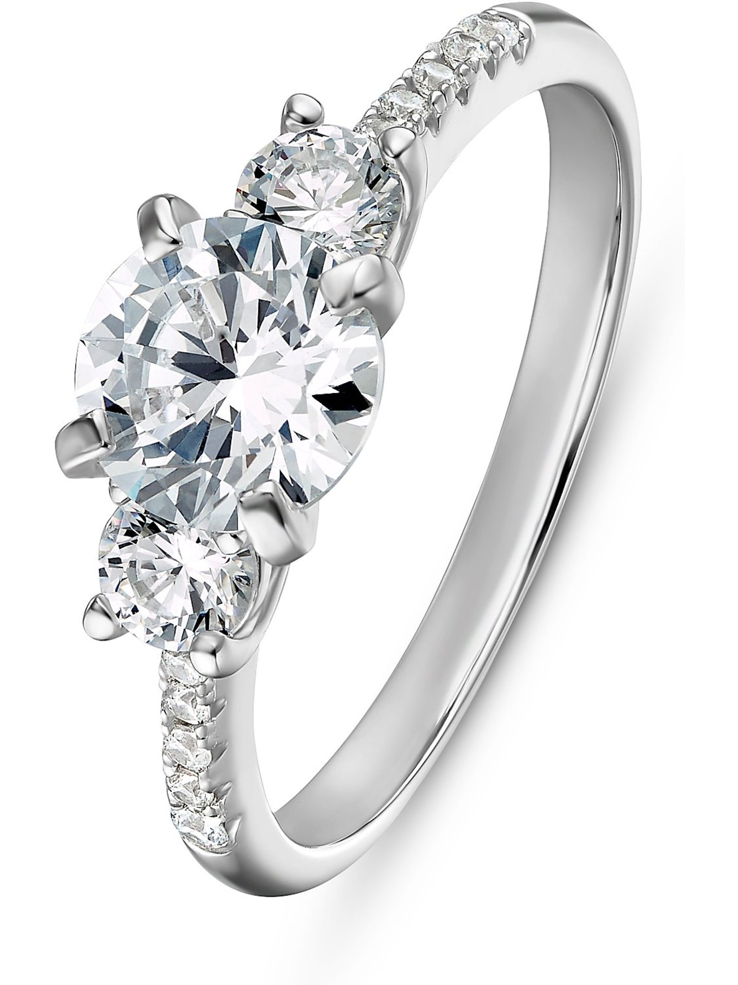 CHRIST Ring in Silber: Vorderseite