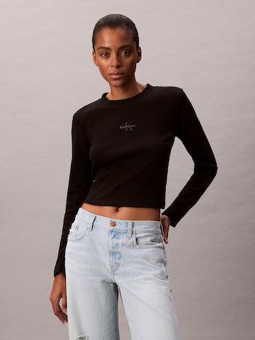 Calvin Klein Jeans Póló - fekete: elől