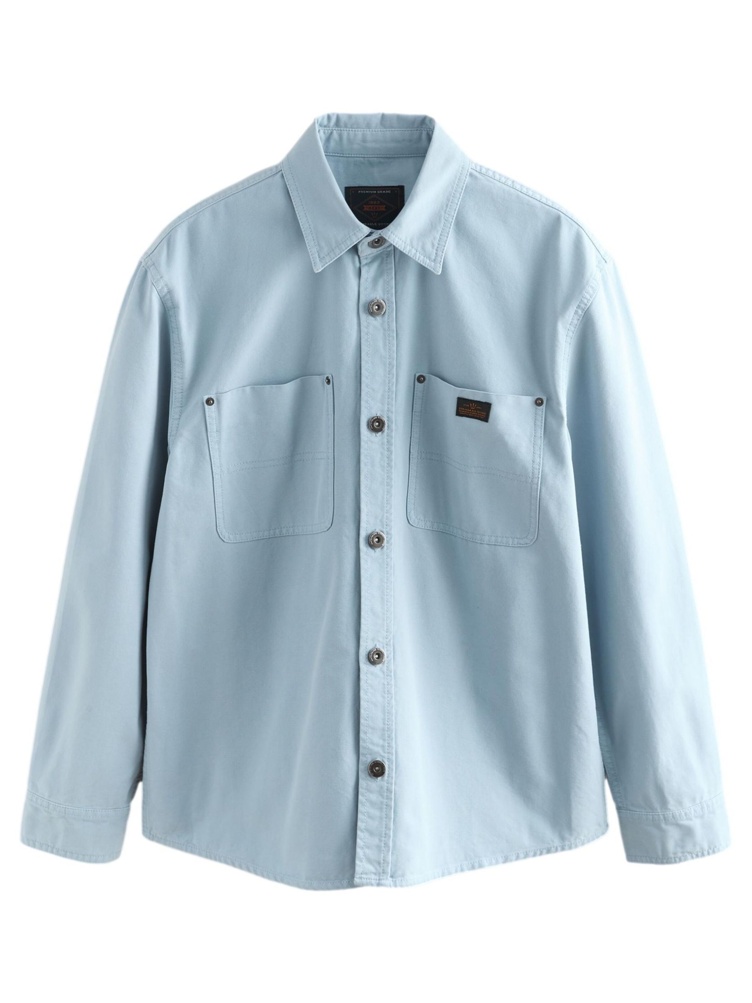 Next - Regular Fit Camisa em azul: frente