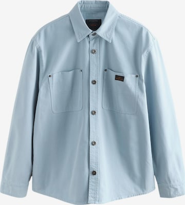 Next Button Up Shirt in Blue: front