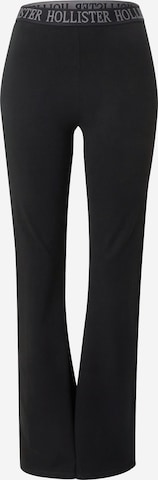 HOLLISTER Flared Leggings in Black: front