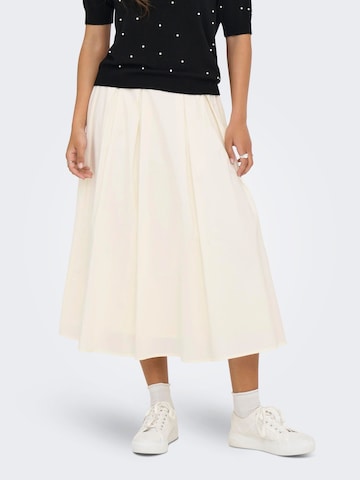 ONLY Skirt in White: front