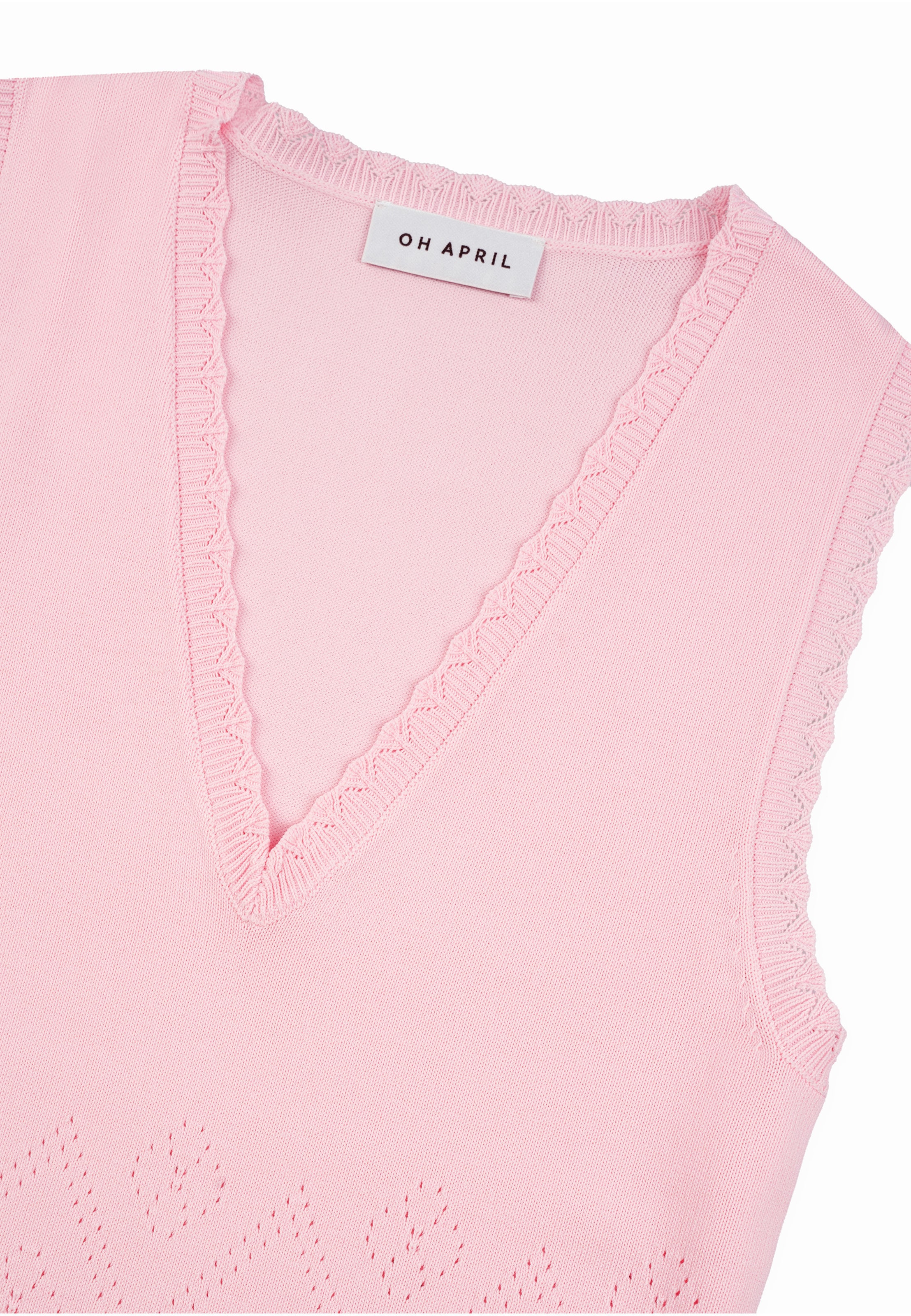 OH APRIL - Vestido de malha 'Sari' em rosa