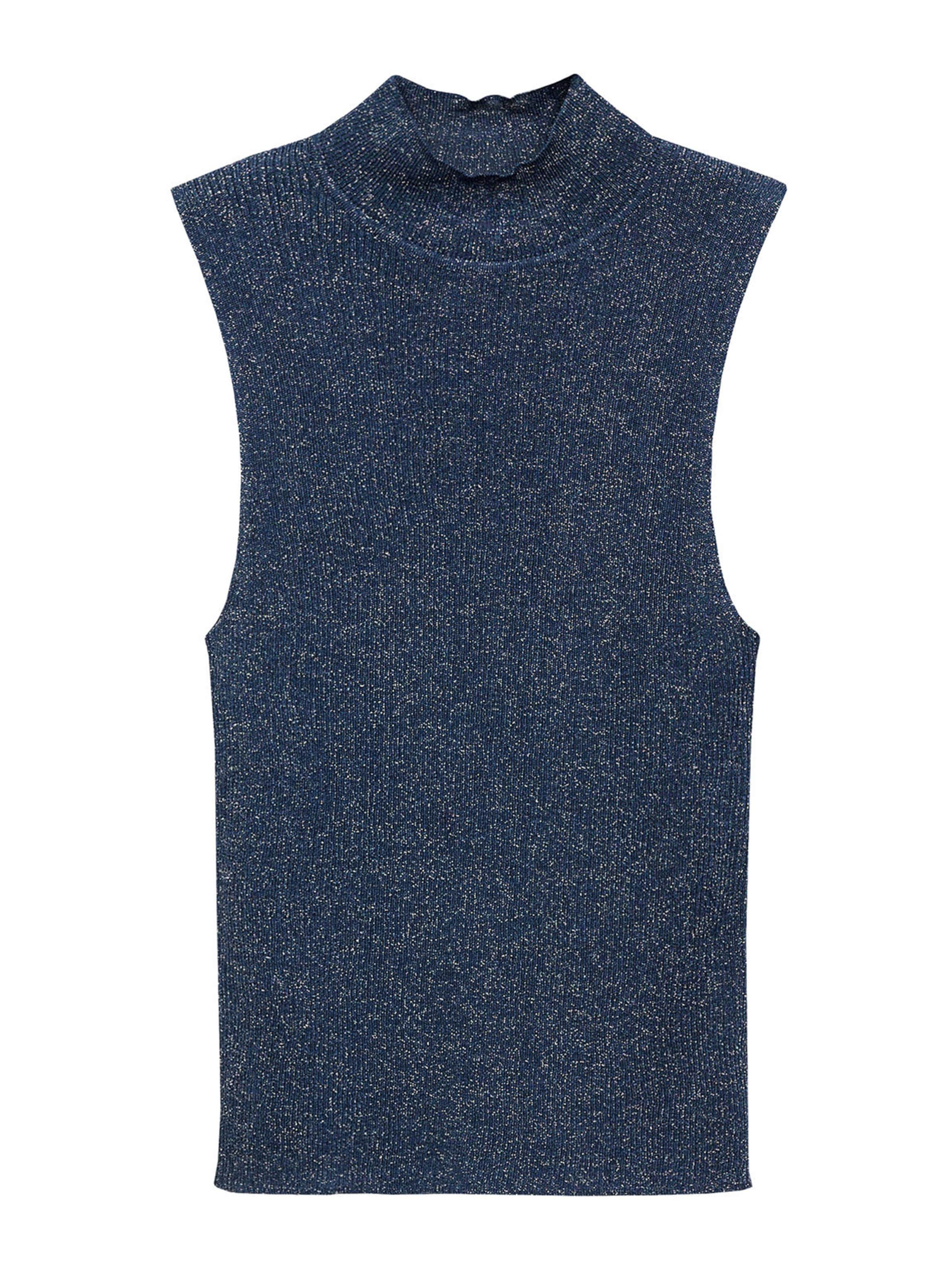 MANGO Top 'TYRA' in Blau: Vorderseite