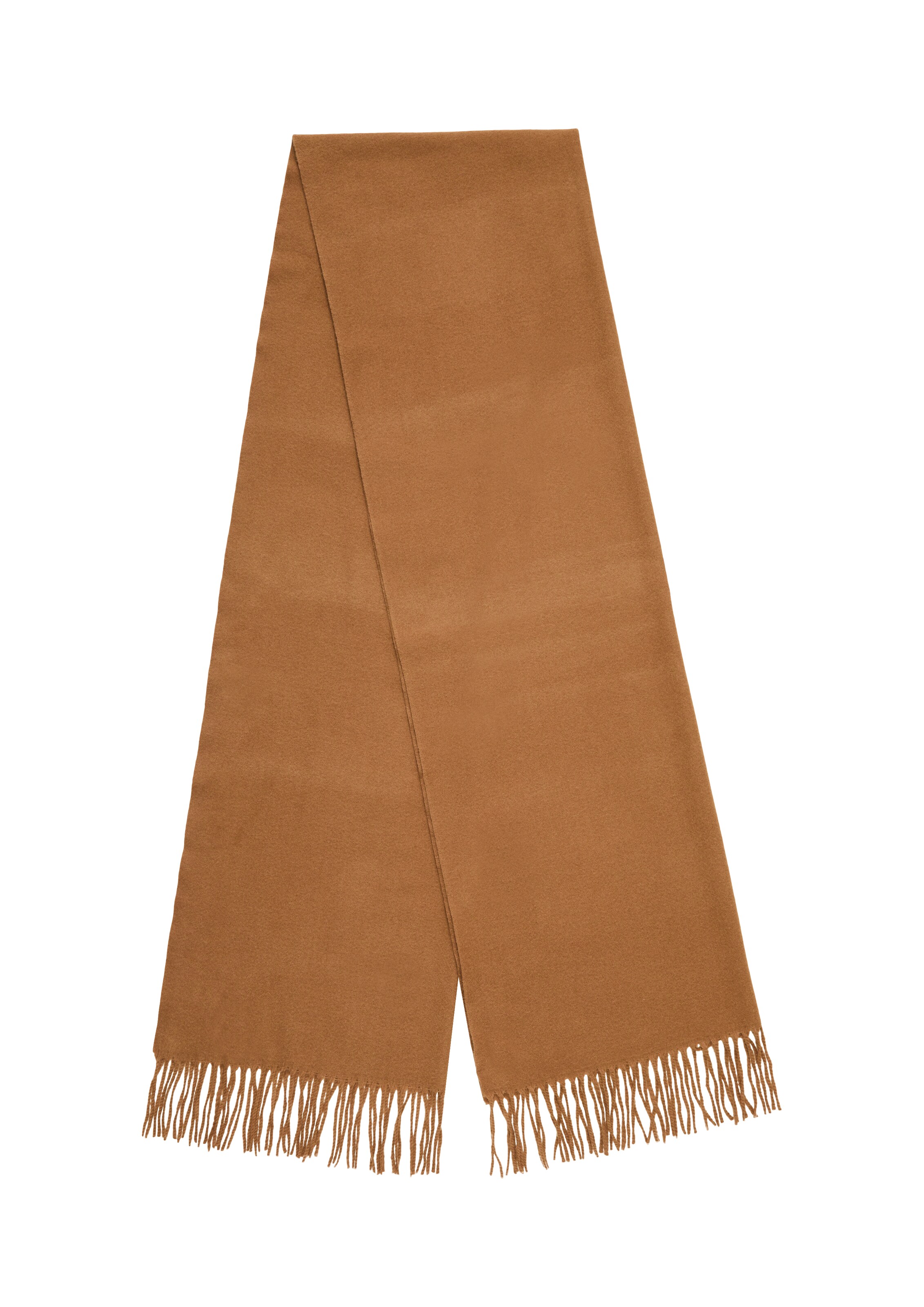 s.Oliver Scarf in Brown: front