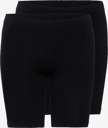 Skinny Pantalon 'MAXI' VERO MODA en noir : devant