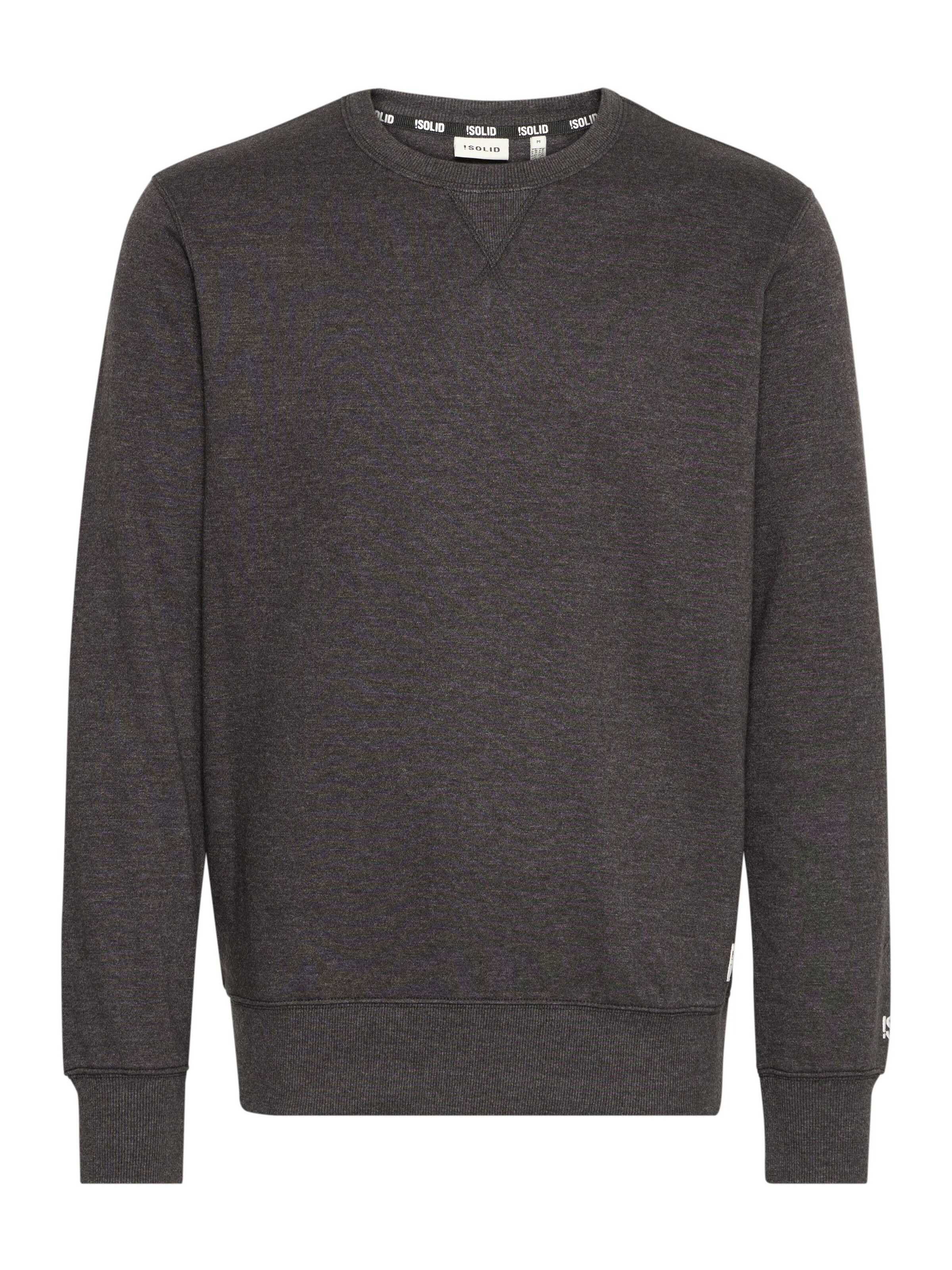 !Solid Sweatshirt 'Chad' in Grey: front