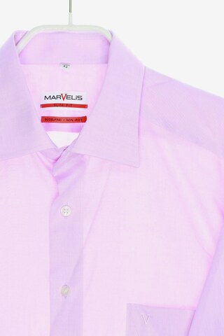 Marvelis Button Up Shirt in XXL in Pink