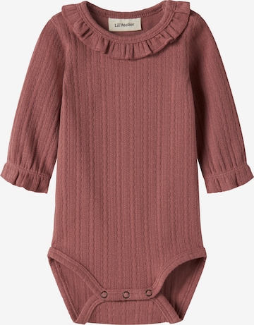 Lil'Atelier - Pijama entero/body en rojo: frente