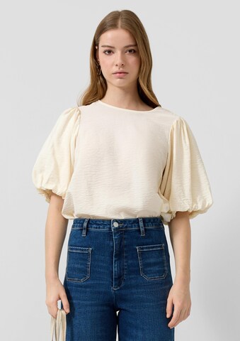 Chemisier ' ' QS en beige : devant