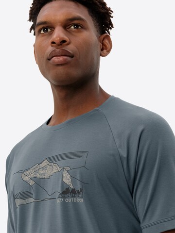 VAUDE Performance shirt 'Gleann II' in Grey