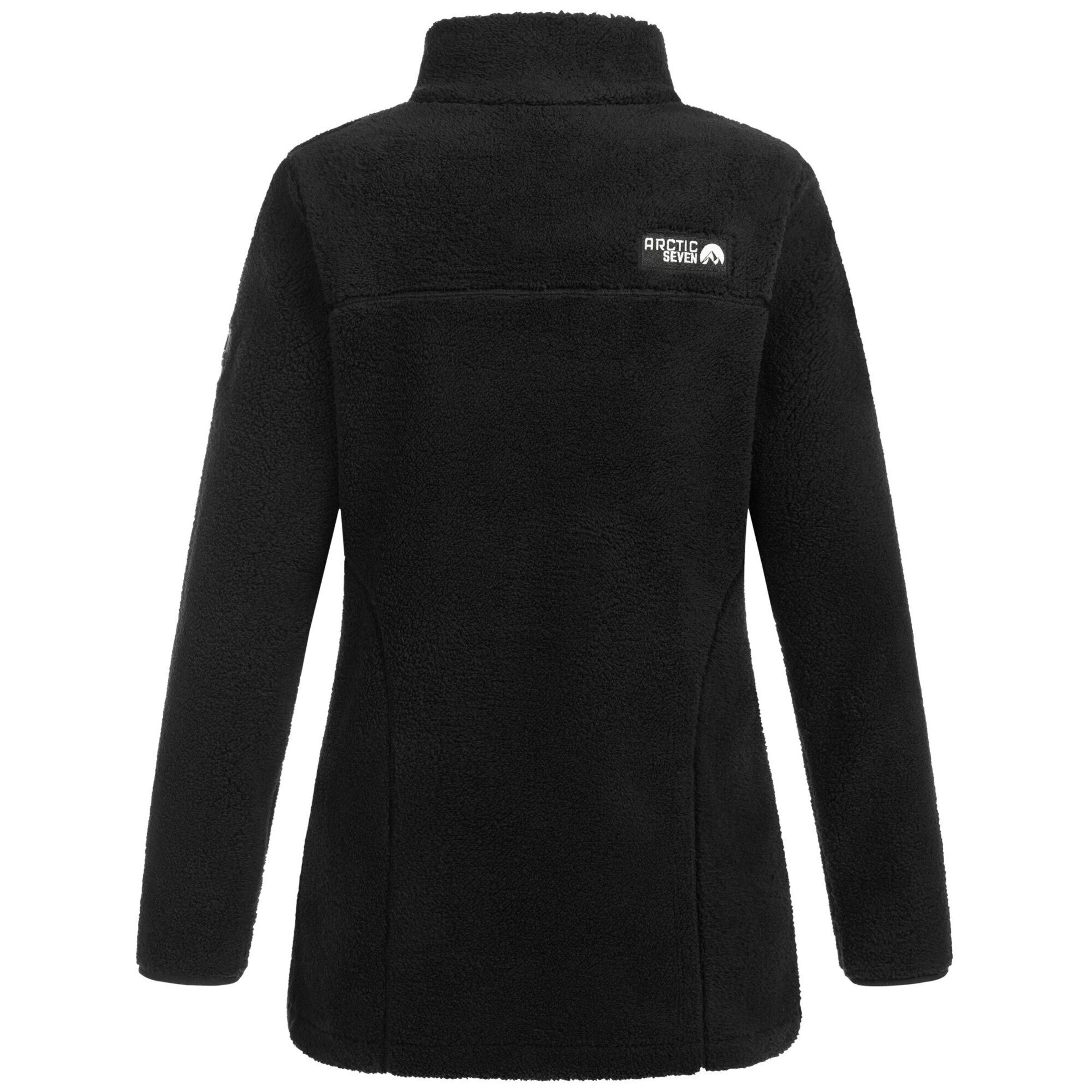 Arctic Seven Fleece jacket 'AS416' in Black