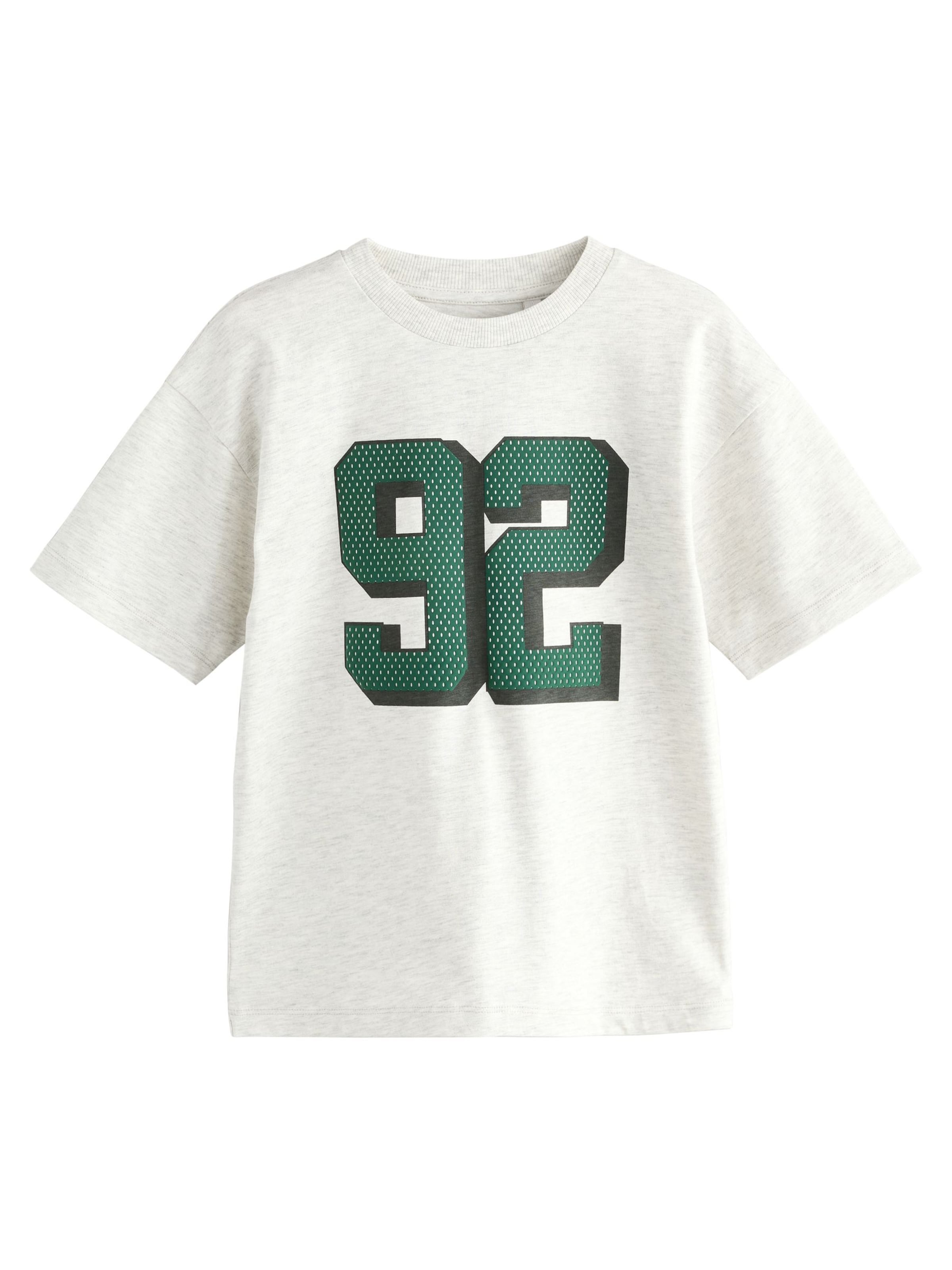 Next - Camiseta en gris: frente