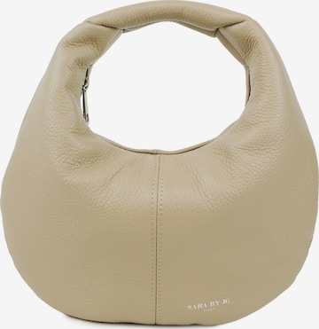 Sacs à main 'La Lunare - Made in Italy' SARA BY JG en beige : devant