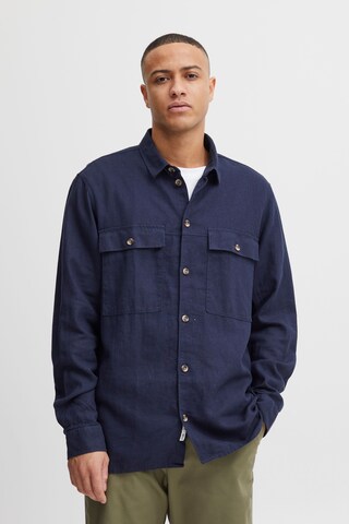 !Solid Comfort fit Overhemd 'Sdalan' in Blauw: voorkant