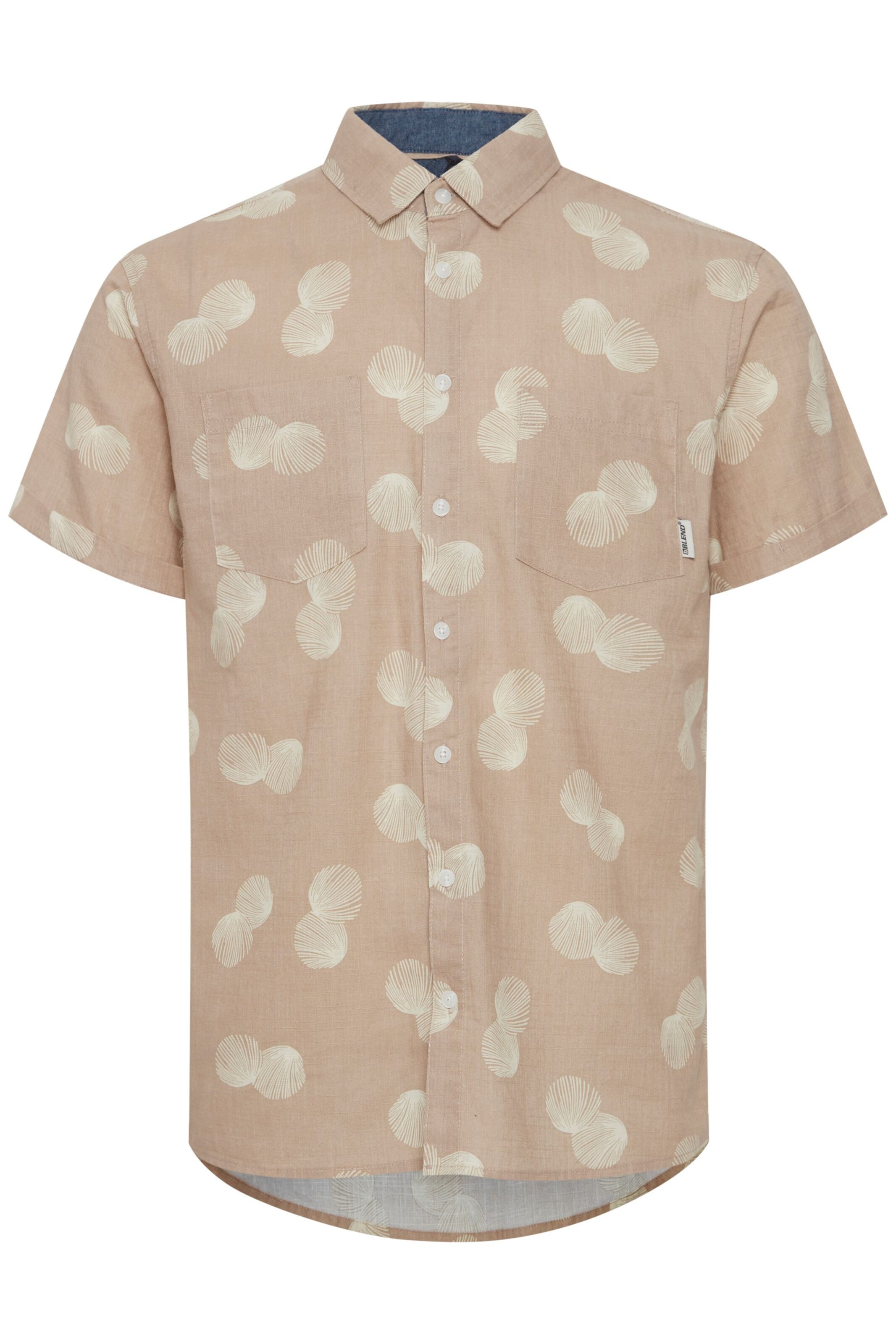 BLEND Hemd in Beige: Vorderseite