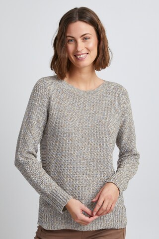 Fransa Sweater 'FREMCOLIN 2' in Grey: front