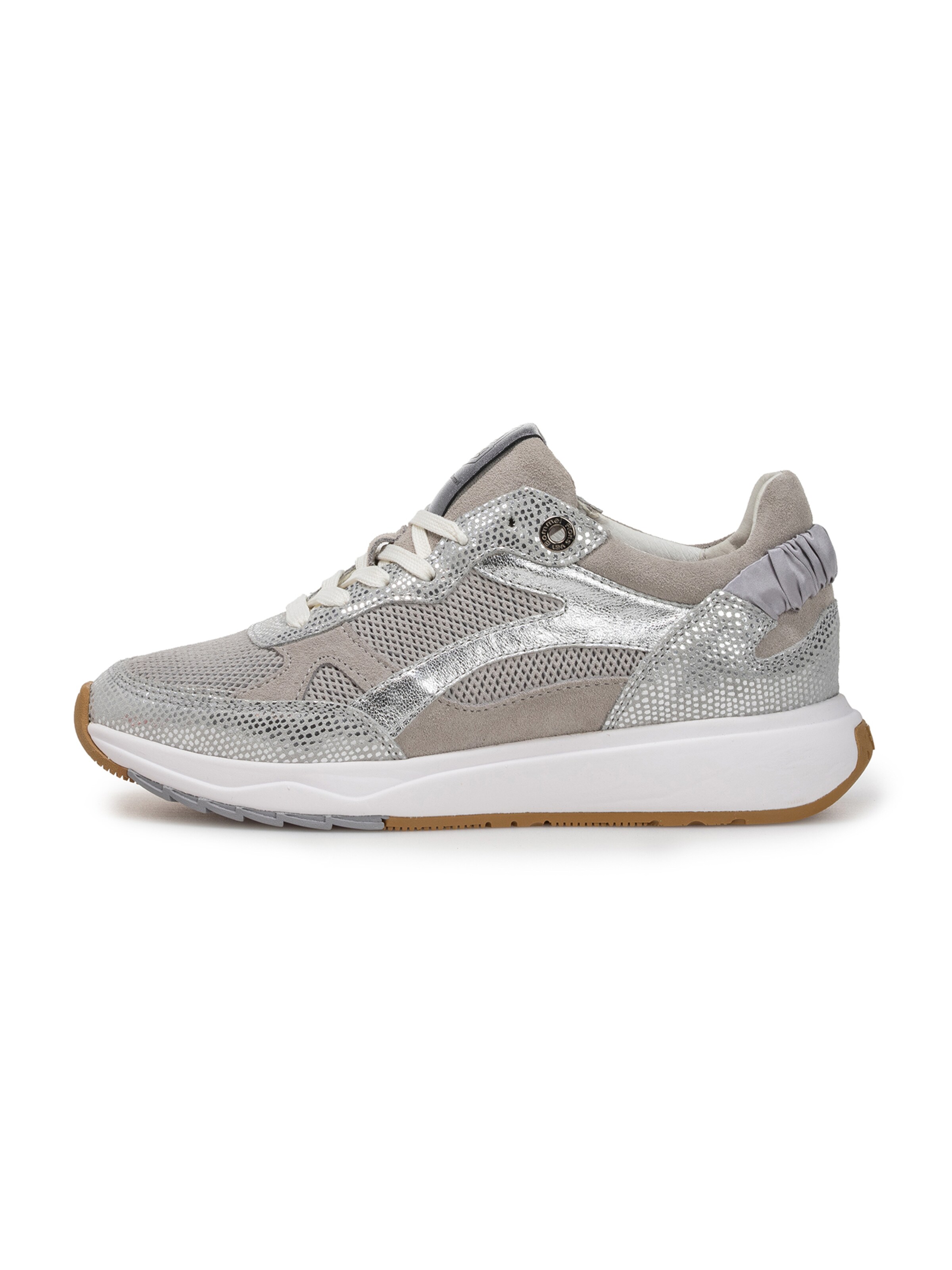 Floris van Bommel Sneakers laag 'Suvi 04' in Zilver: voorkant