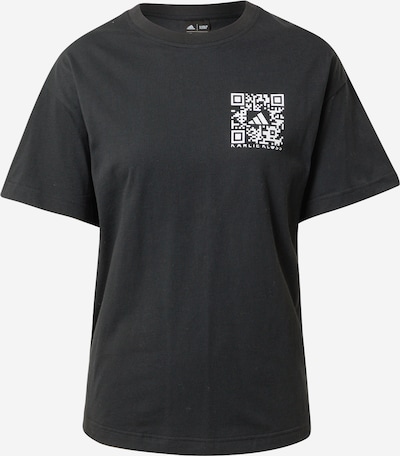 ADIDAS PERFORMANCE Funkcionalna majica | črna / bela barva, Prikaz izdelka