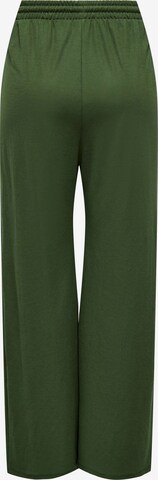 ONLY Wide leg Pants 'Jany' in Green