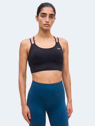 ICANIWILL Korzetová Sportovní podprsenka 'Define' – černá: přední strana