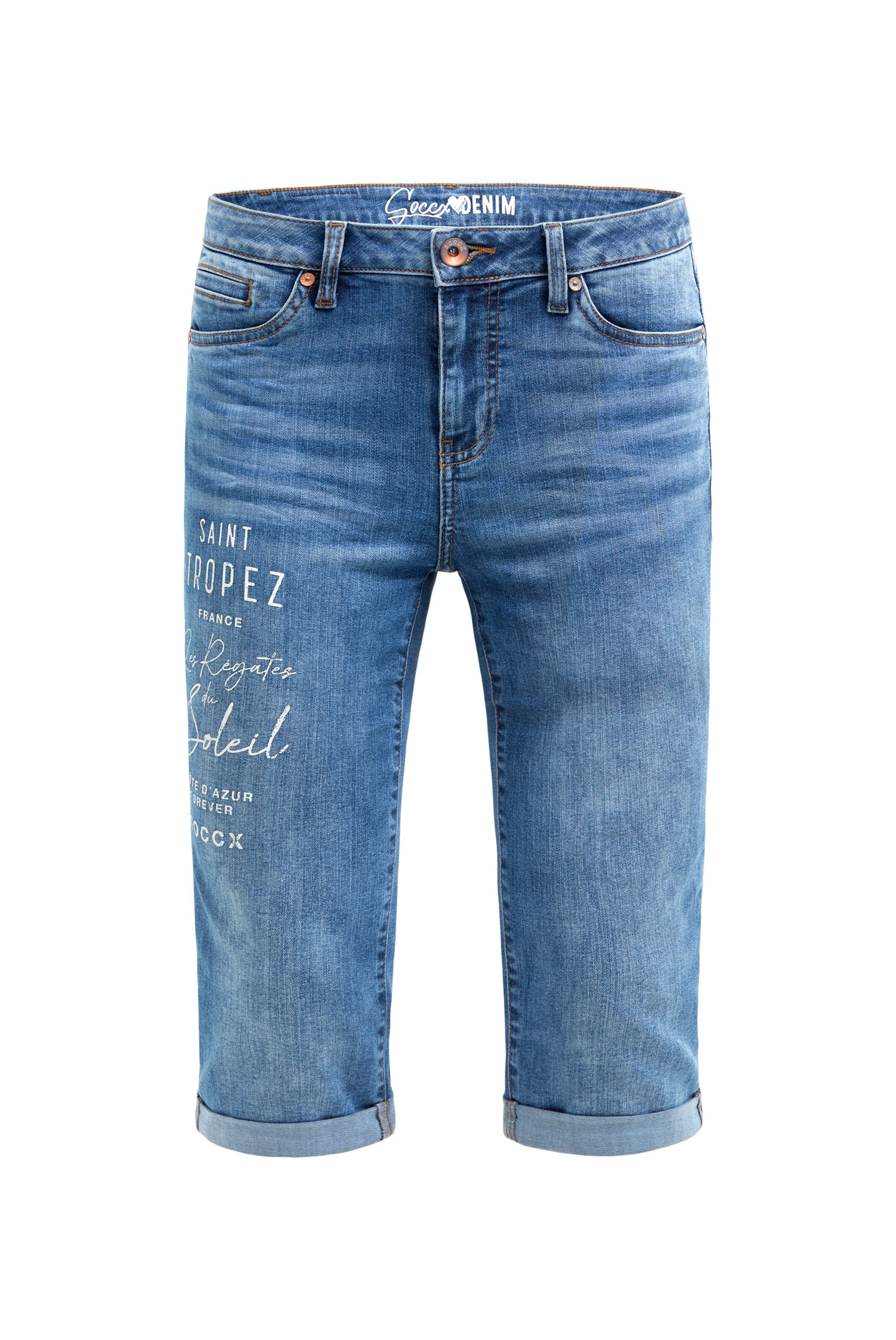 Soccx Jeans 'Ro:My' in Blue denim / White, Item view