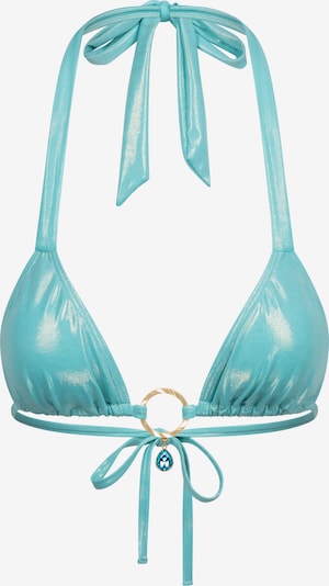 Moda Minx Hauts de bikini 'Mykonos' en aqua / bleu clair / or, Vue avec produit