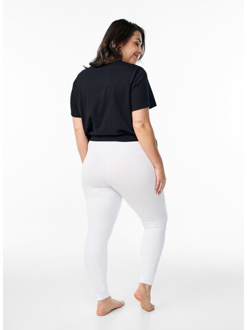 Skinny Leggings di Zizzi in bianco