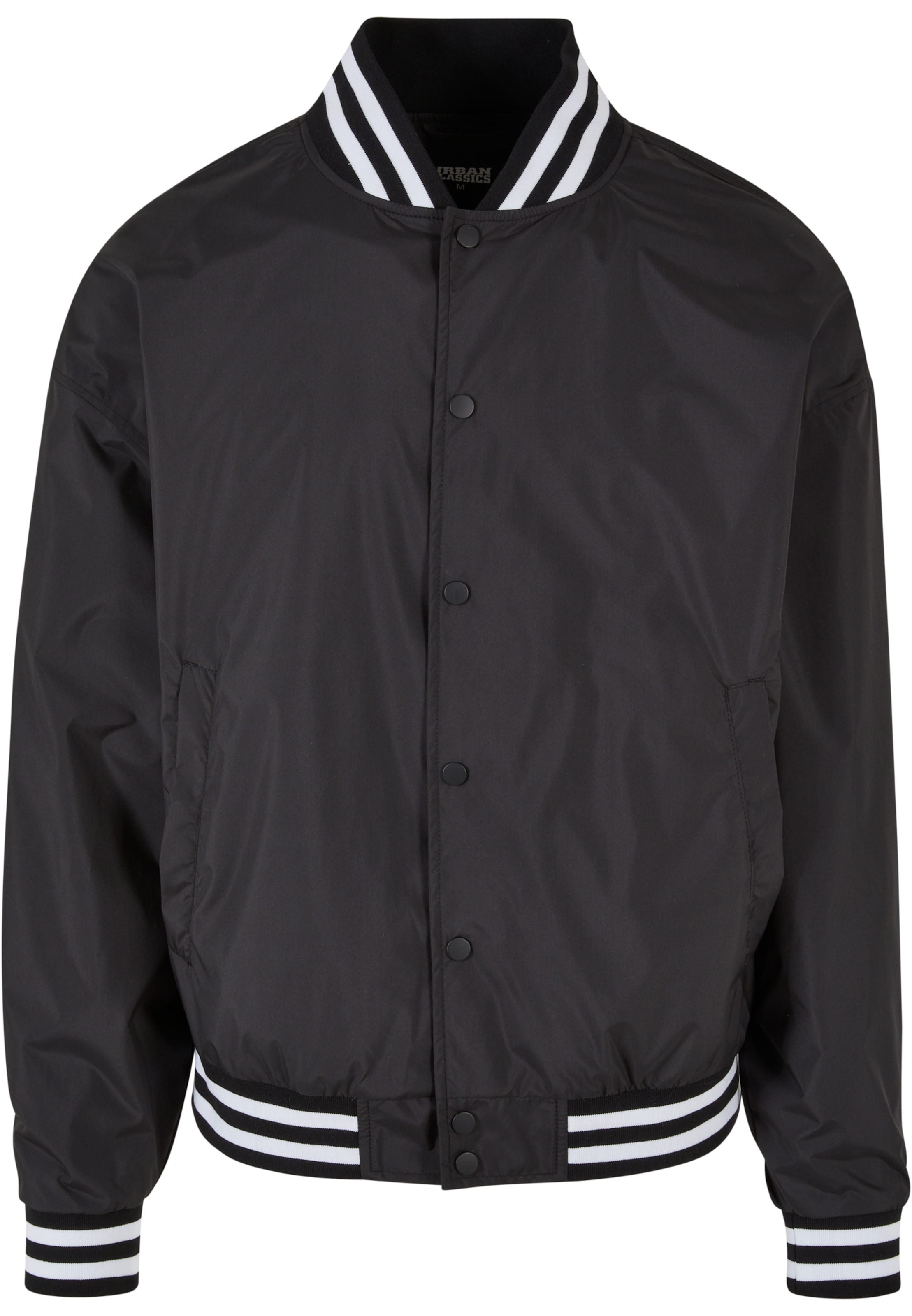 Veste mi-saison Urban Classics en noir : devant