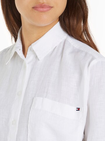 TOMMY HILFIGER Bluse in Weiß