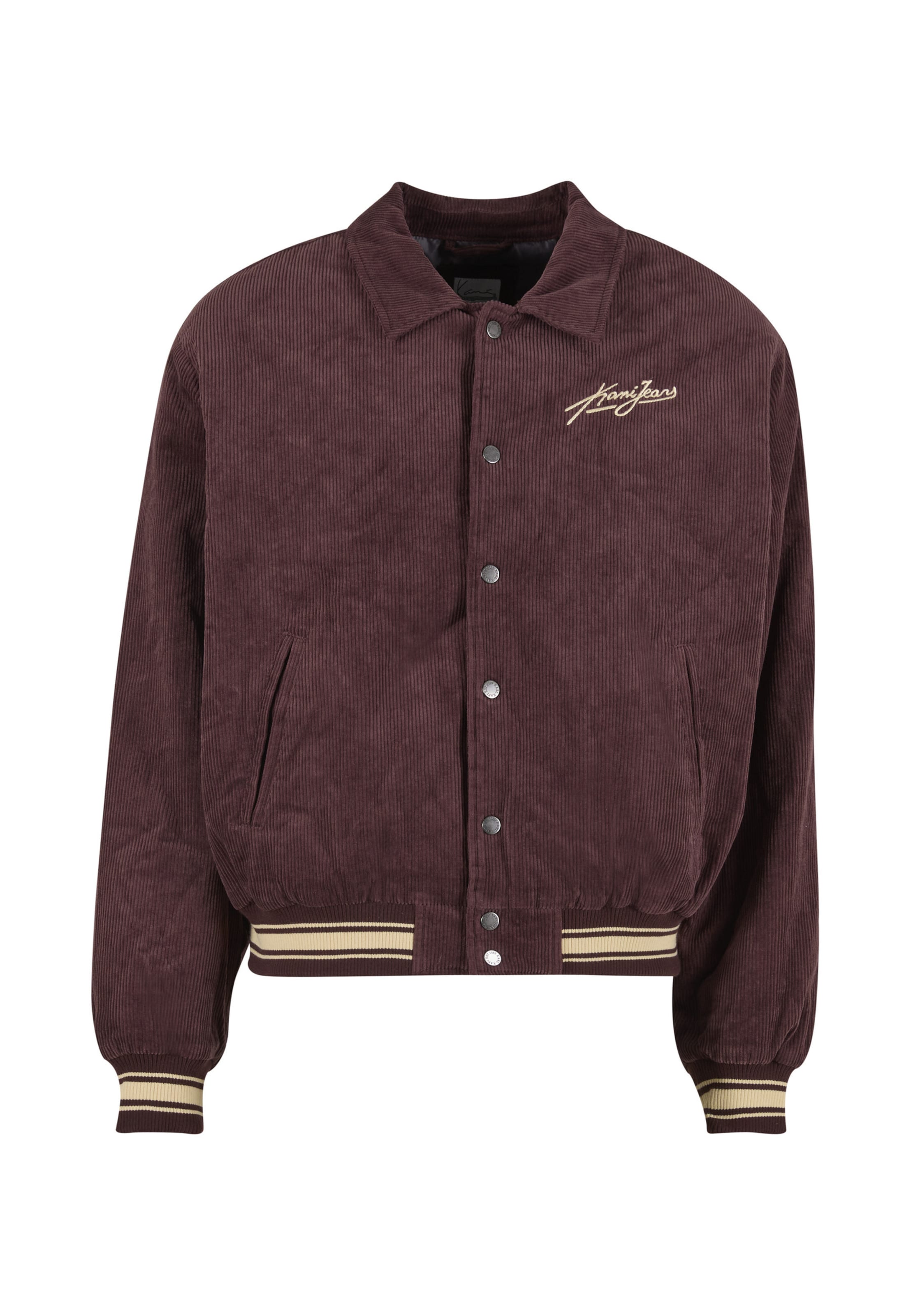 Karl Kani Between-season jacket in Brown: front