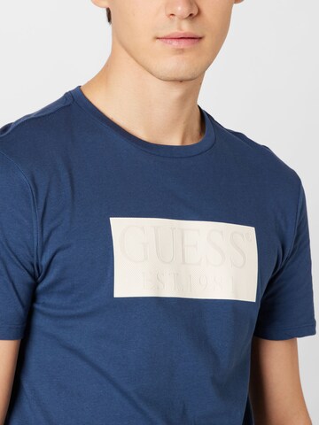 GUESS Shirt in Blauw