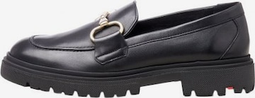 LLOYD Classic Flats in Black: front