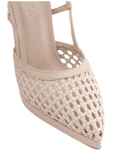 Décolleté sling 'Silvie' di Limoya in beige