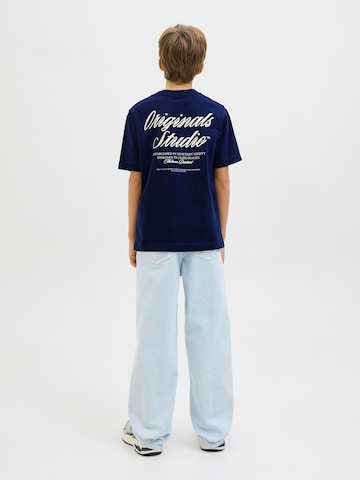 Jack & Jones Junior Shirts i blå: forside