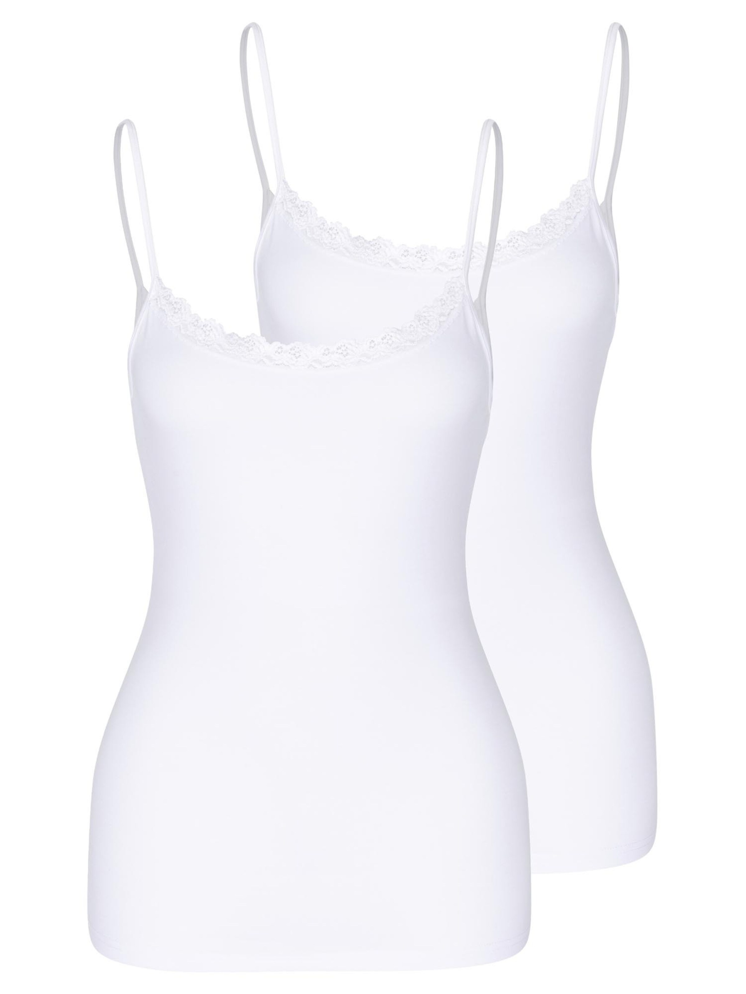 Nina von C. Undershirt 'Cosy' in White: front